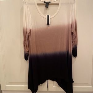 Flared multicolored tunic